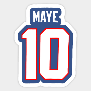 drake-maye Sticker